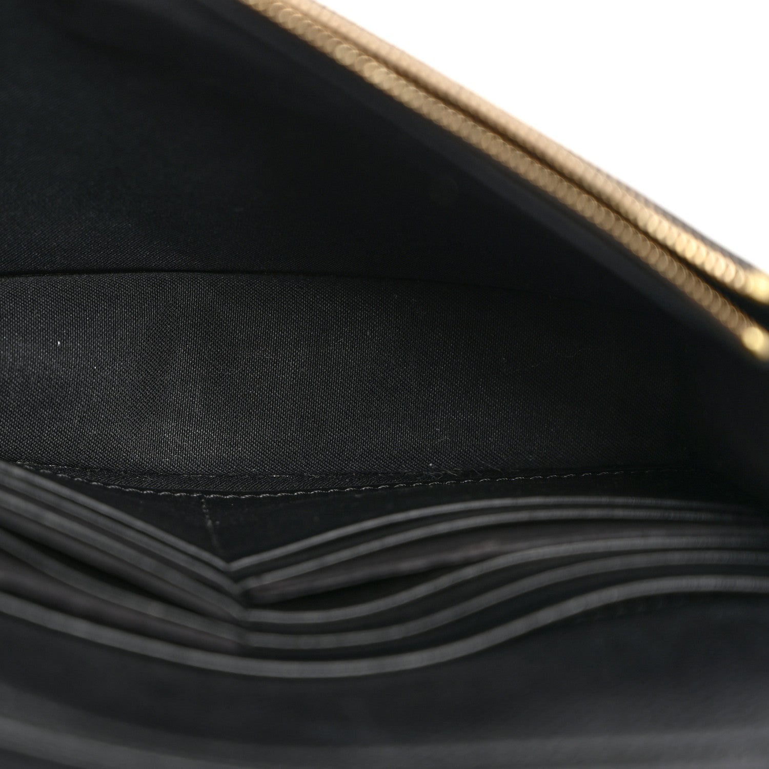 Fendi Vitello Cruise F is Fendi Medium Envelope Wallet on Chain Black 5 of 10
