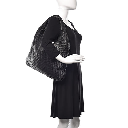 Bottega Veneta Nappa Intrecciato Large Veneta Hobo Black 2 of 14