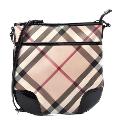 Burberry Supernova Check Small Dryden Crossbody Bag Black 1 of 12