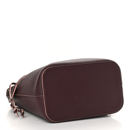 Louis Vuitton Calfskin Lockme Bucket Prune 4 of 9