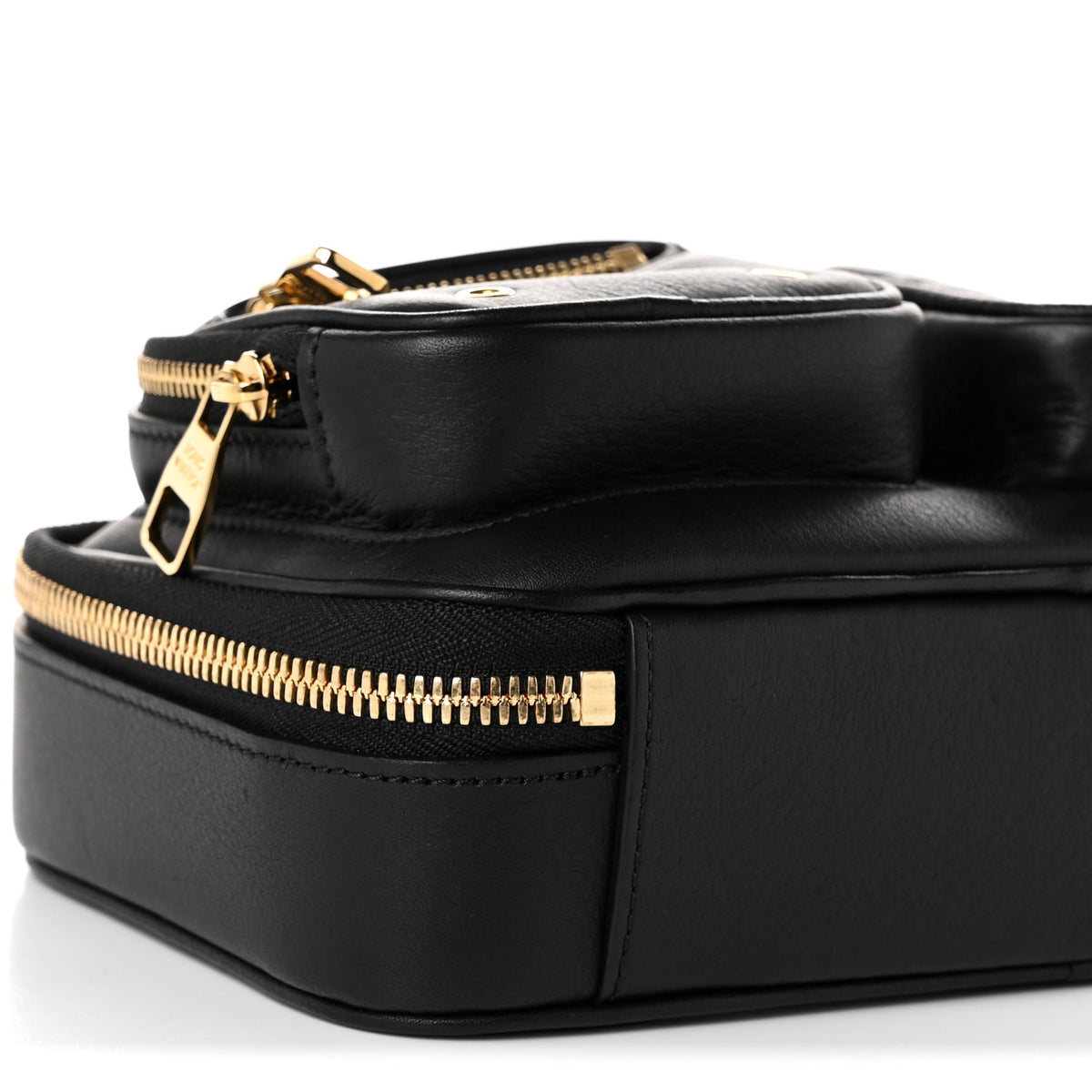 Louis Vuitton Calfskin Monogram Embossed Utility Crossbody Black 7 of 9