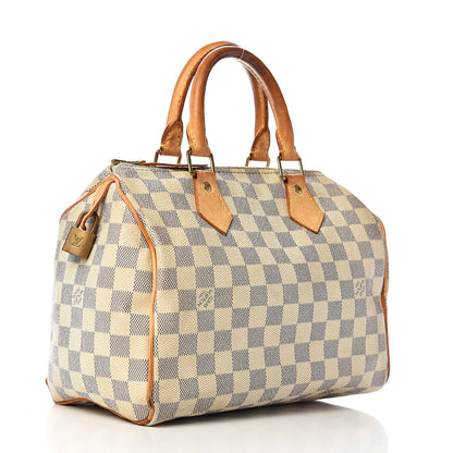 Louis Vuitton Damier Azur Speedy 25 2 of 16
