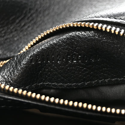 Gucci Roxy Calfskin Web Medium Studded Blondie Shoulder Flap Bag Black 7 of 10