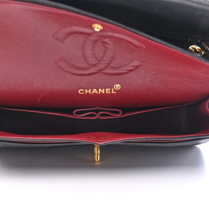 Chanel Lambskin Quilted Medium Double Flap Black 4 of 4