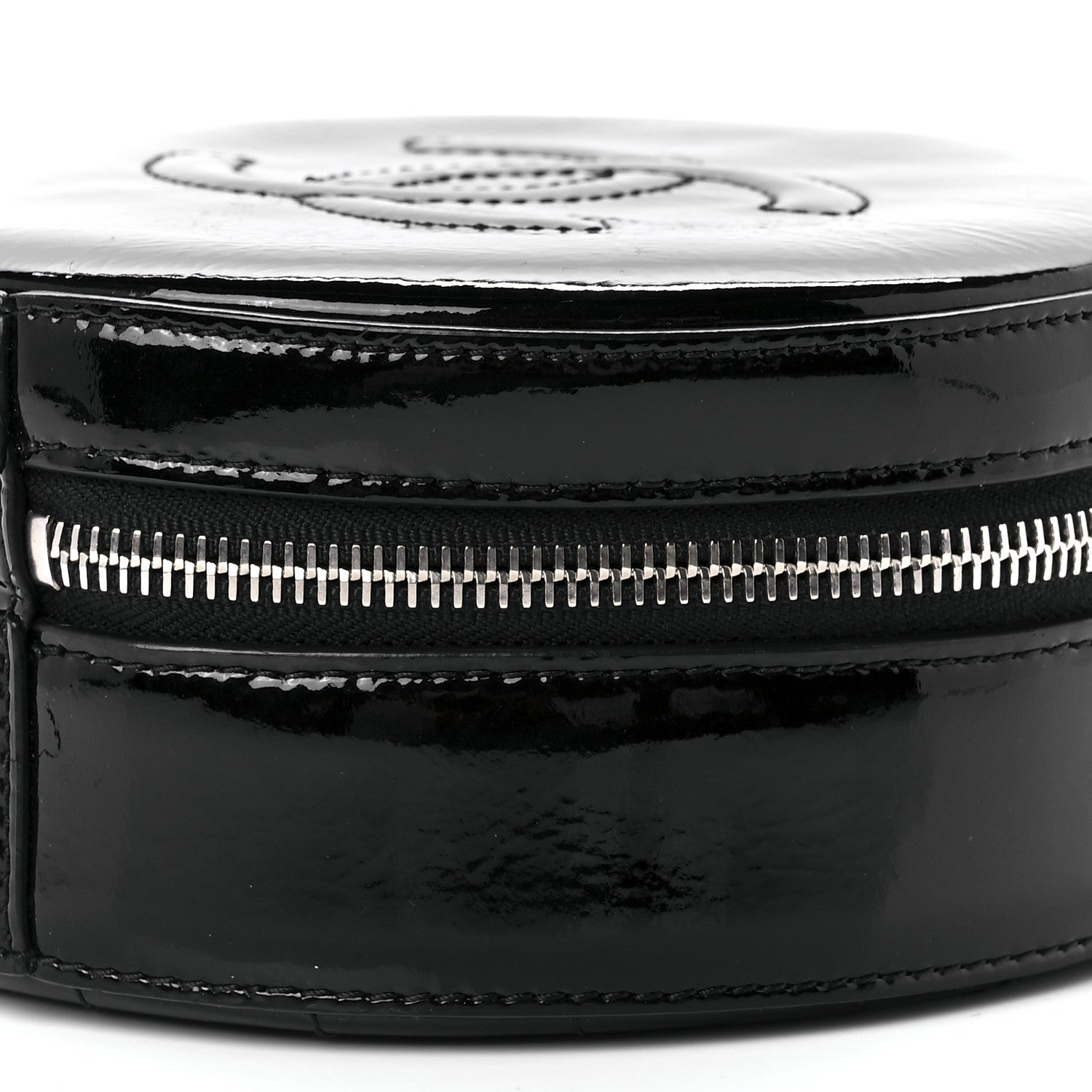 Chanel Patent Round As Earth Evening Bag Black 10 of 10