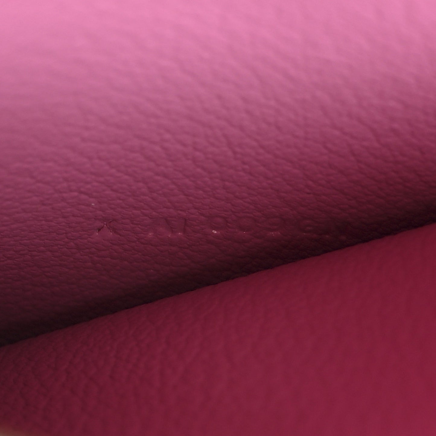 Ostrich Bearn Compact Wallet Fuchsia