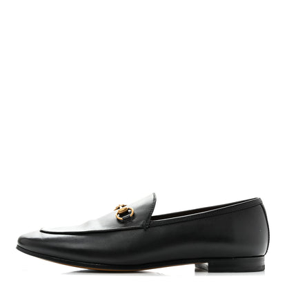 Gucci Calfskin Womens Jordaan Loafers 39 Black 1 of 11