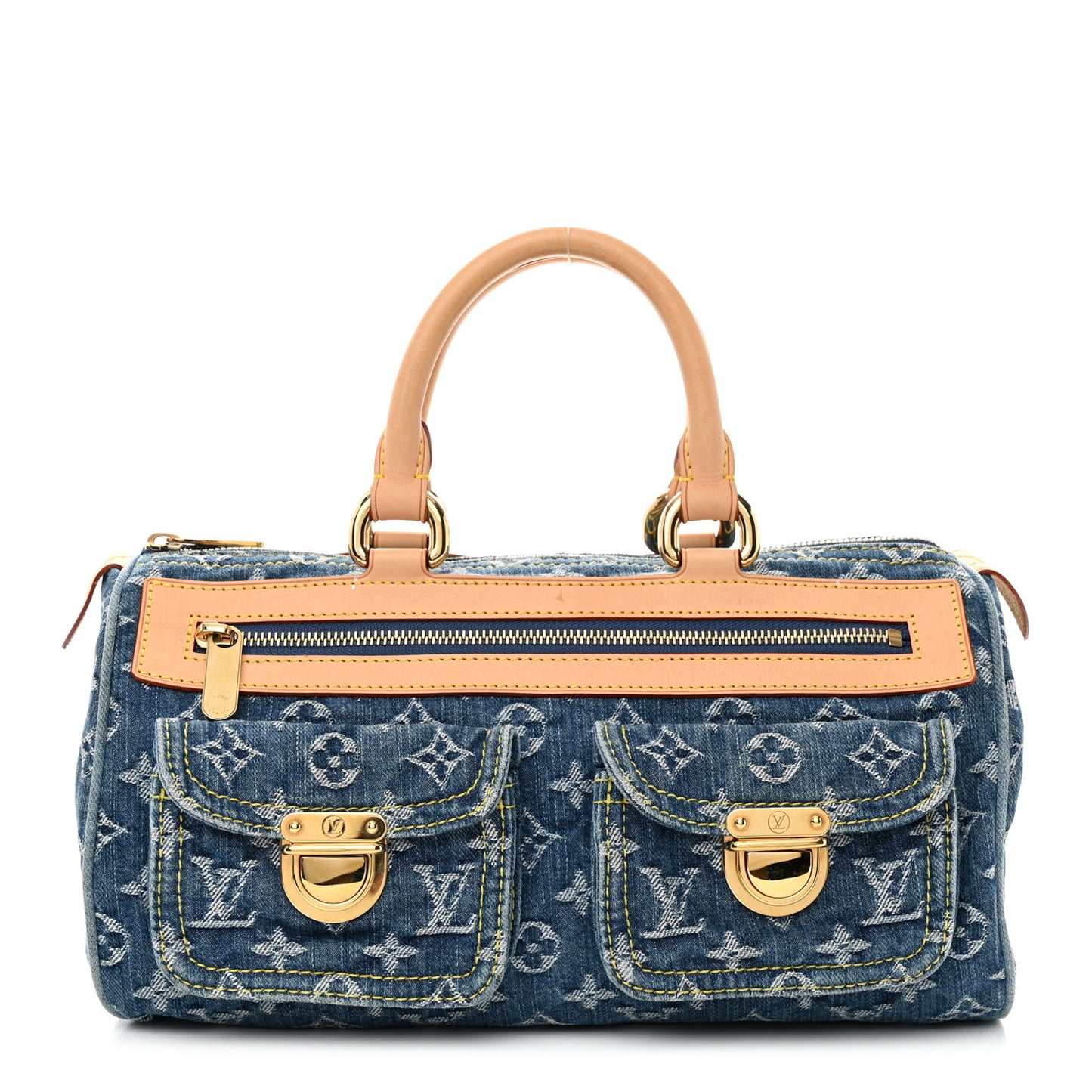 Monogram Denim Neo Speedy Blue