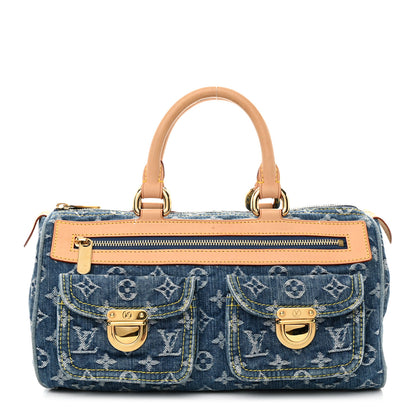 Louis Vuitton Monogram Denim Neo Speedy Blue 1 of 11
