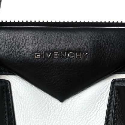 Givenchy Calfskin Medium Studded Bi-Color Antigona Black White 18 of 23