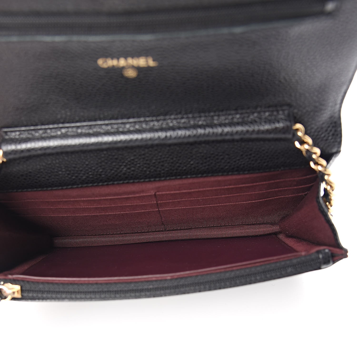 Chanel Caviar Quilted Wallet On Chain WOC Black 5 of 16