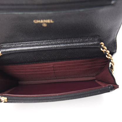 Chanel Caviar Quilted Wallet On Chain WOC Black 5 of 16