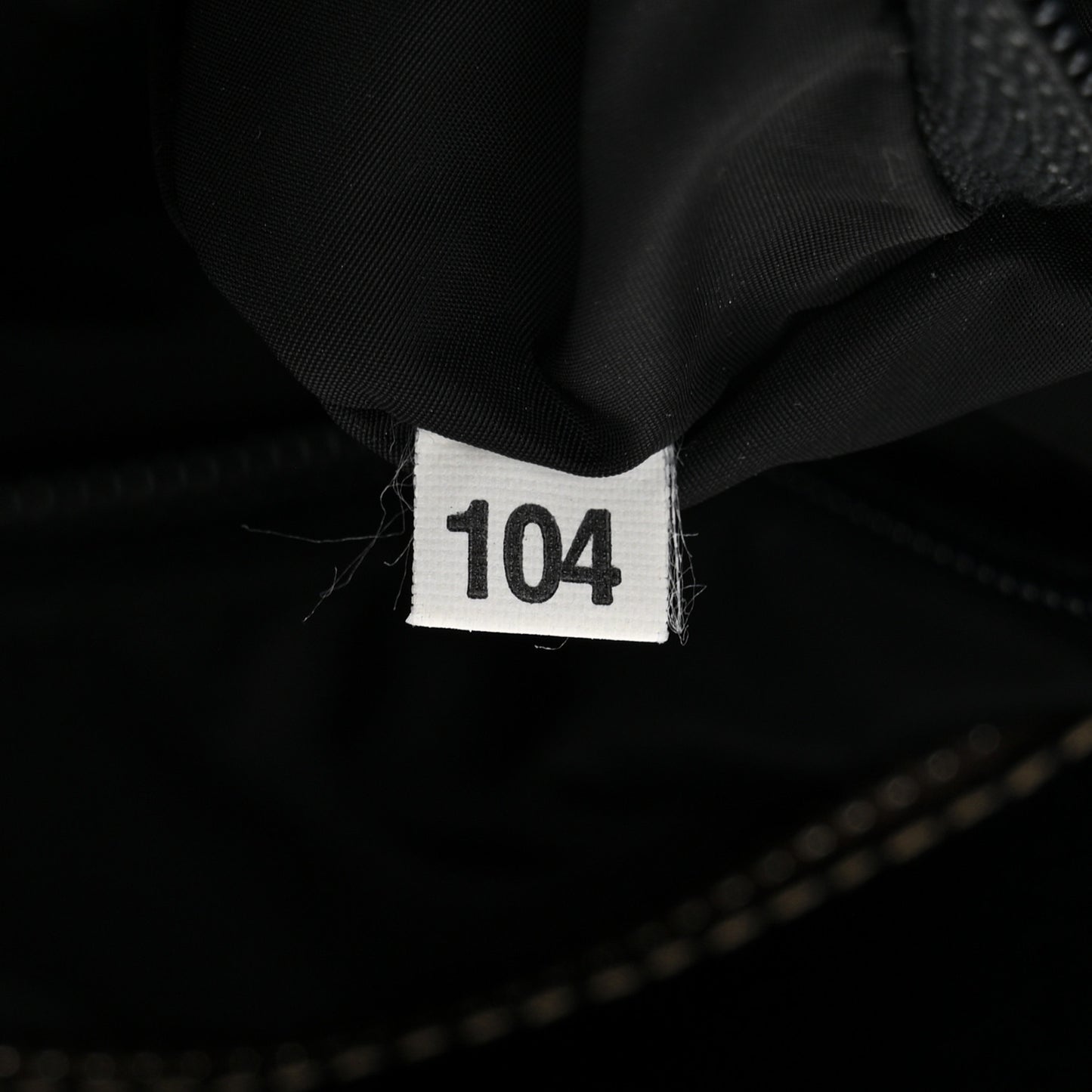 Canvas Shoulder Bag Beige Black