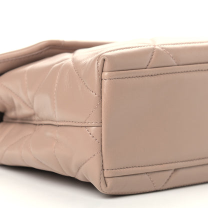 Prada Nappa Triangle Stitched Large Spectrum Bag Cipria 8 of 12