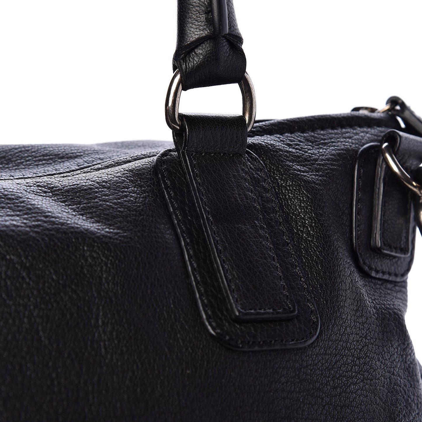 Sugar Goatskin Large Pandora Black