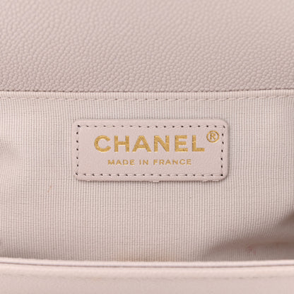 Chanel Caviar Quilted Chain Around Medium Boy Flap Light Purple 6 of 12