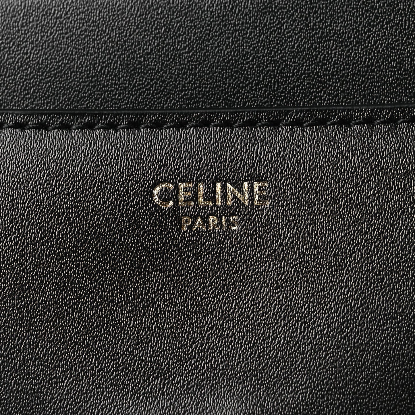 Satinated Calfskin Mini 16 Top Handle Bag Black
