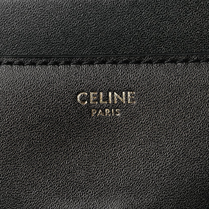 Celine Satinated Calfskin Mini 16 Top Handle Bag Black 5 of 10