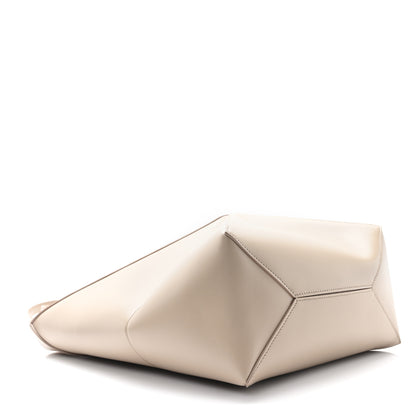 Loewe Shiny Calfskin Medium Puzzle Fold Tote Sand 4 of 9