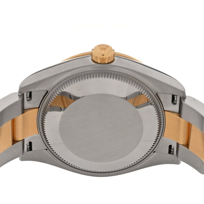 Rolex Stainless Steel 18K Yellow Gold Diamond 31mm Oyster Perpetual Datejust Watch Dark Grey 278273 4 of 5