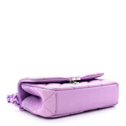 Chanel Shaded Caviar Quilted My Everything Small Flap Purple Light Purple 4 of 11