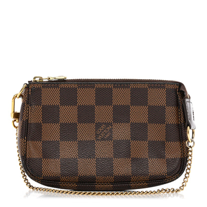 Louis Vuitton Damier Ebene Mini Pochette Accessories 1 of 8