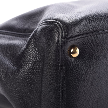 Chanel Calfskin Cerf Executive Shopper Tote Black 12 of 17