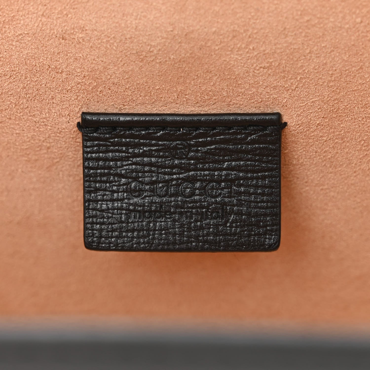Gucci Calfskin Small Padlock Bamboo Shoulder Bag Black 6 of 10