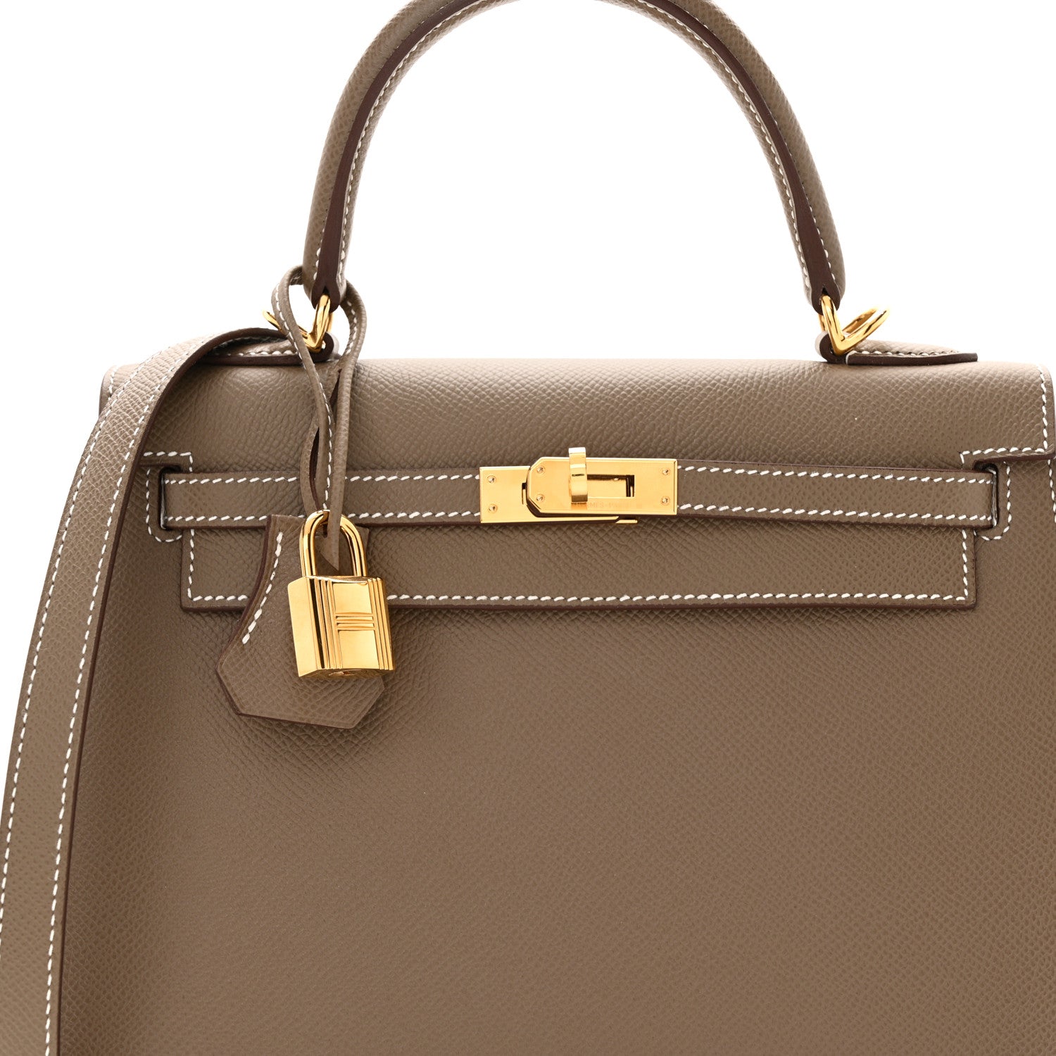 Hermes Epsom Kelly Sellier 25 Etoupe 8 of 11