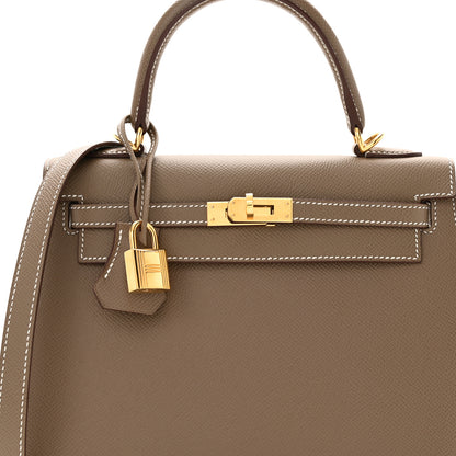 Hermes Epsom Kelly Sellier 25 Etoupe 8 of 11