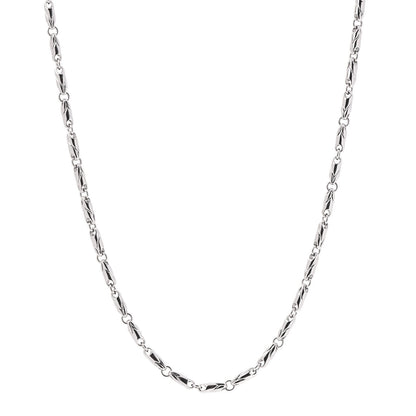 Bulgari 18K White Gold Passo Doppio Necklace 1 of 5
