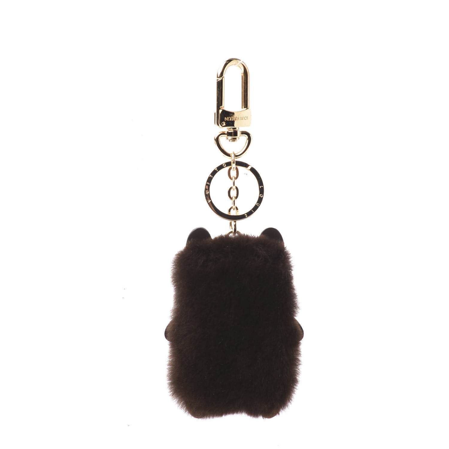Louis Vuitton Wild Fur Monogram Eye-Trunk Bear Bag Charm 3 of 5