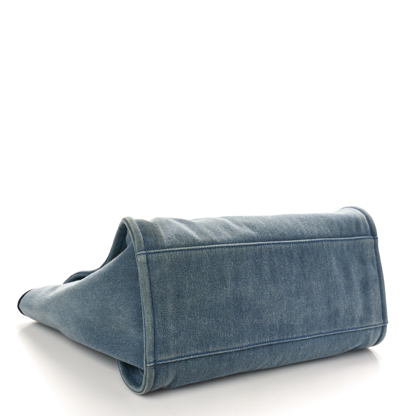 Canvas Sequin Medium Deauville Tote Navy