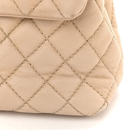Chanel Caviar Quilted Medium Coco Handle Flap Light Beige 23 of 25