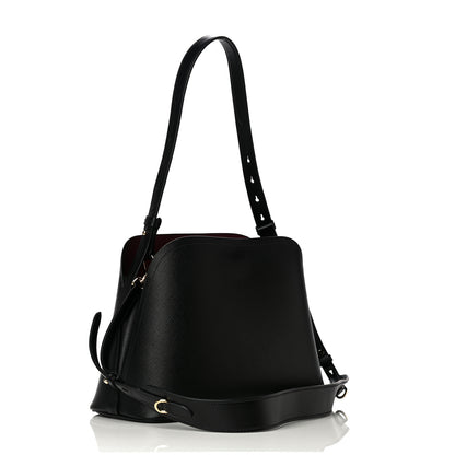 Prada Saffiano Cuir Small Matinee Tote Black 3 of 9