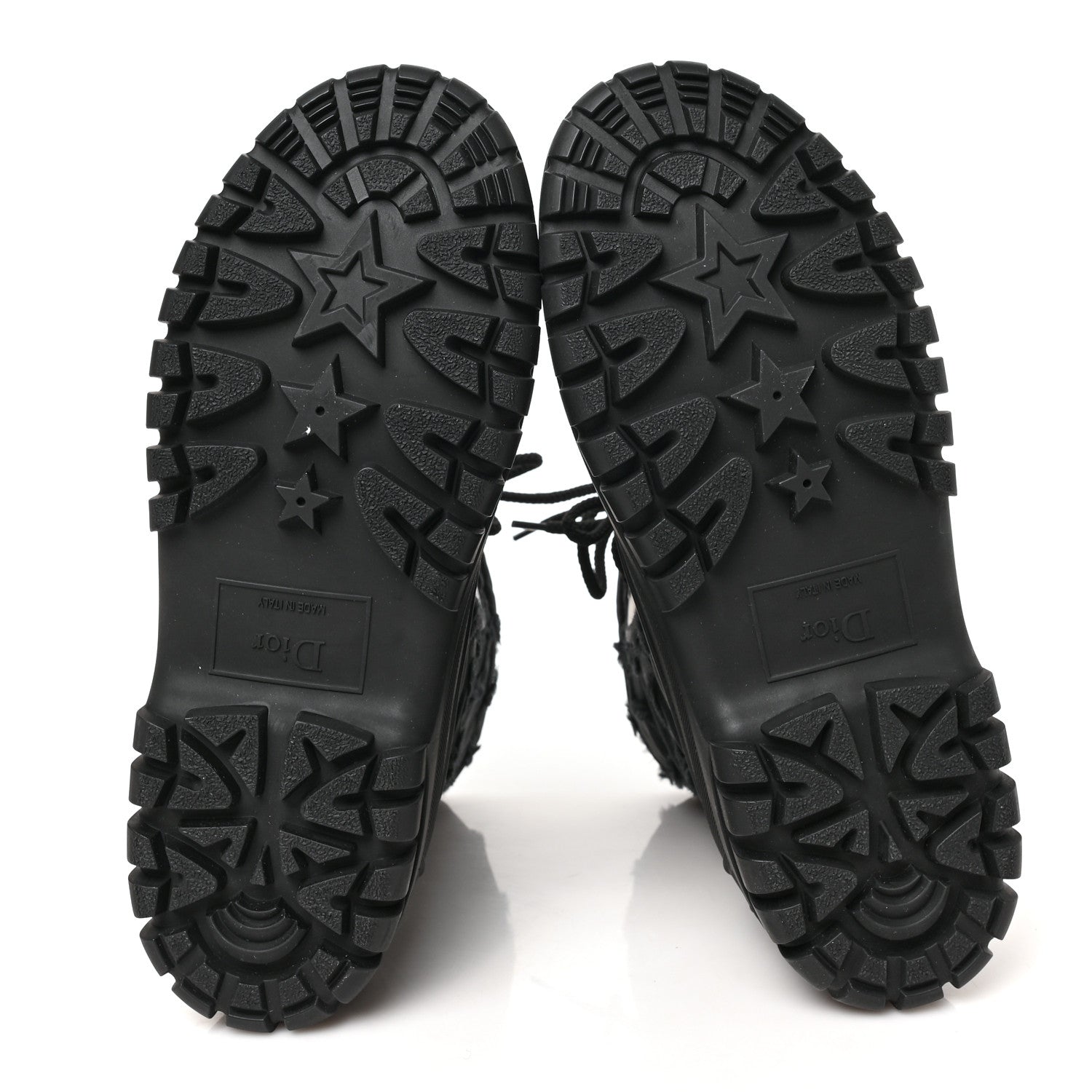 Christian Dior Rubber Nylon D-Venture Boots 38.5 Black 5 of 8