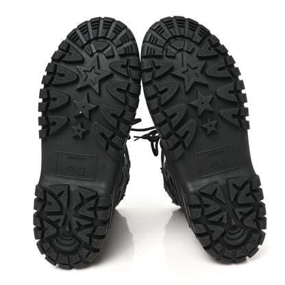 Christian Dior Rubber Nylon D-Venture Boots 38.5 Black 5 of 8
