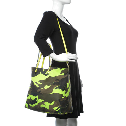Valentino Garavani Canvas Camouflage Rockstud Reversible Tote Multicolor 3 of 33