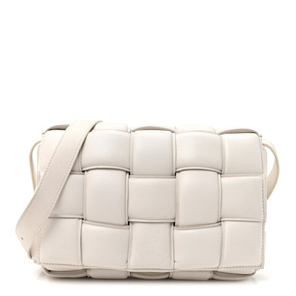 Bottega Veneta Nappa Maxi Intreccio Padded Cassette Crossbody Bag Chalk 1 of 13