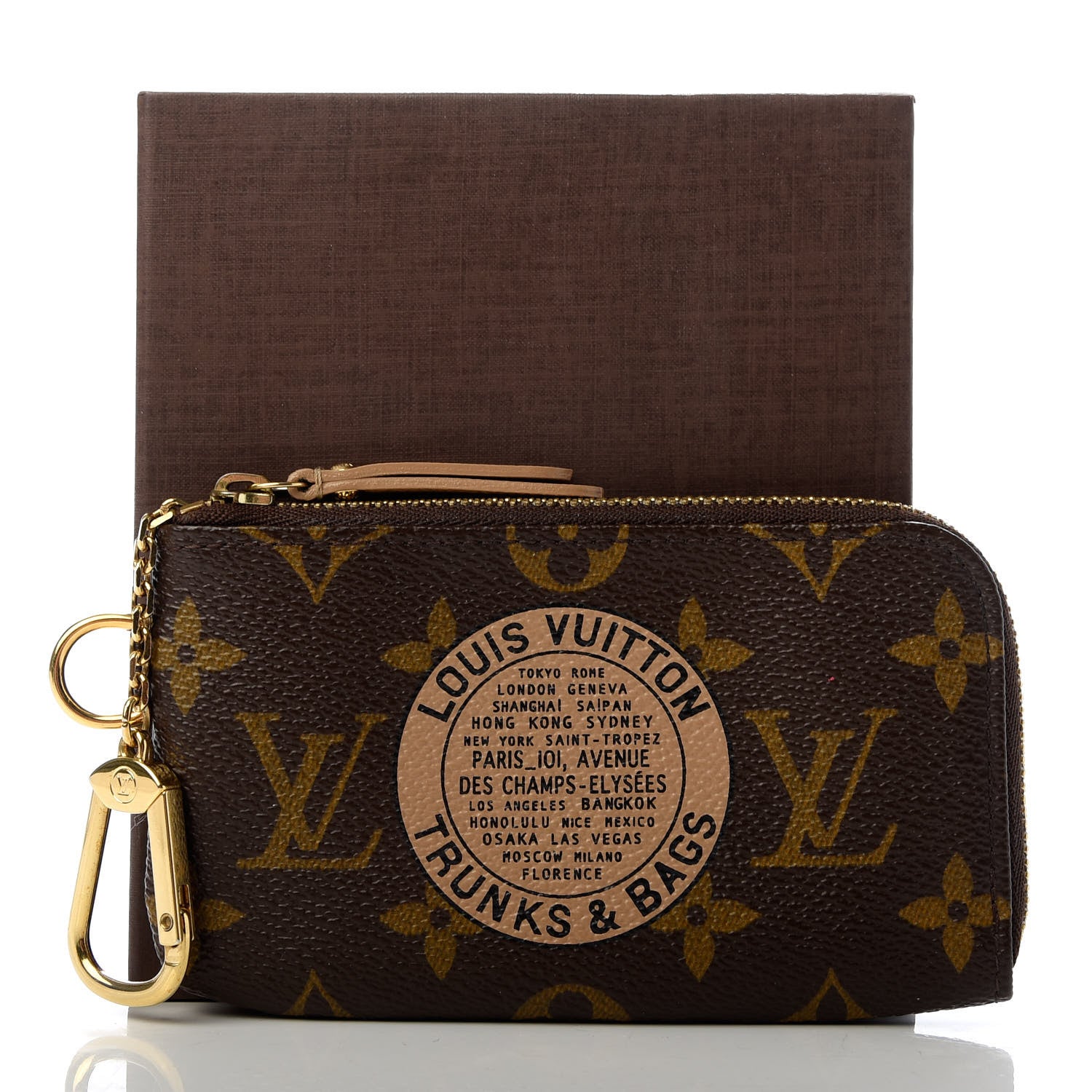 Louis Vuitton Monogram Complice Trunks and Bags Key Pouch Beige 8 of 8