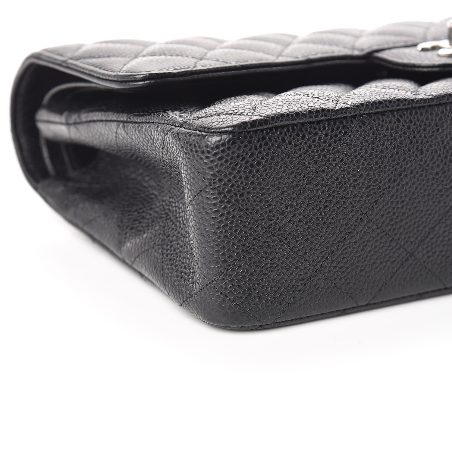 Chanel Caviar Quilted Medium Double Flap Black 5 of 10