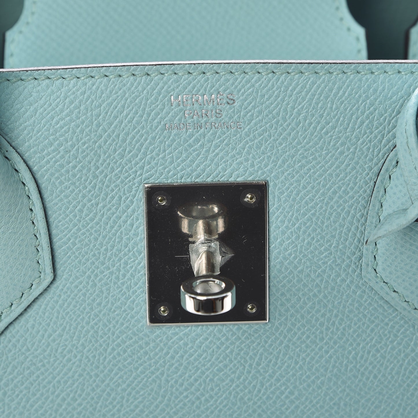 Epsom Birkin 30 Bleu Atoll