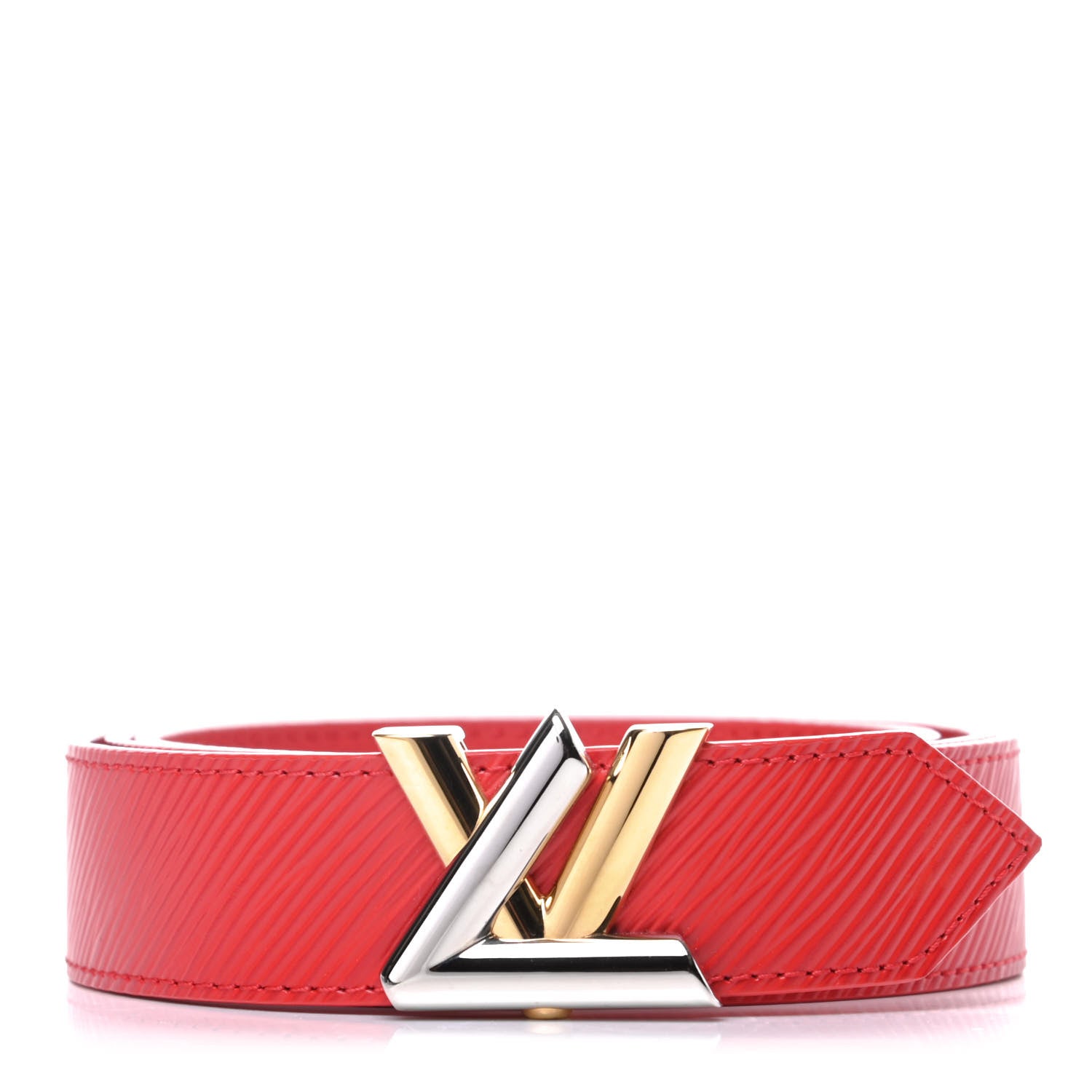 Louis Vuitton Epi 30mm LV Twist Belt 90 36 Coquelicot 1 of 5
