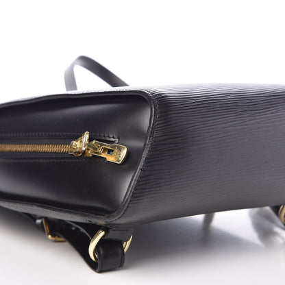 Louis Vuitton Epi Mabillon Backpack Black 5 of 13