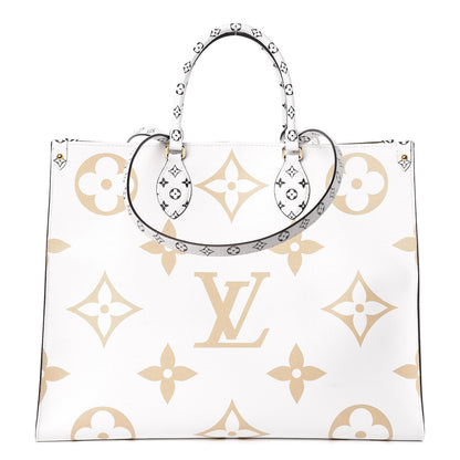 Louis Vuitton Monogram Giant Onthego GM Kaki Beige 1 of 11