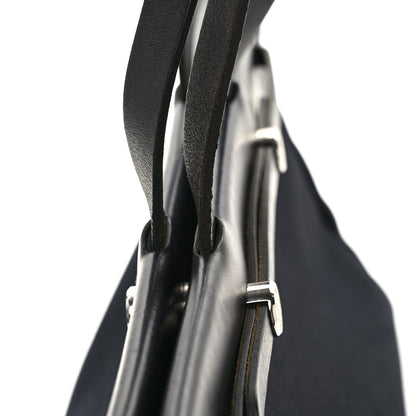 Hermes Toile Vache Hunter Herbag Cabas MM Black 14 of 16