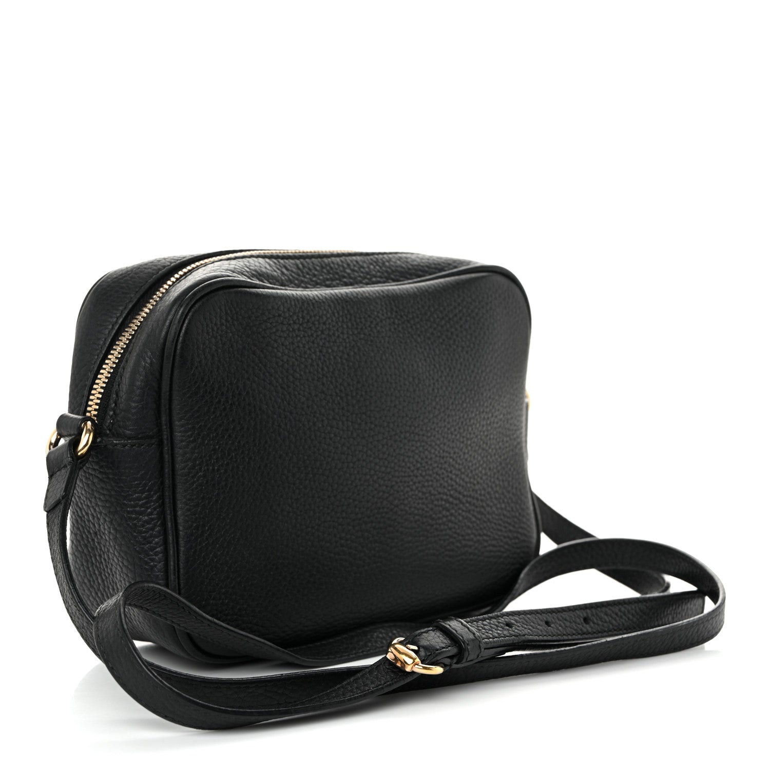 Gucci Pebbled Calfskin Small Soho Disco Bag Black Black 3 of 13