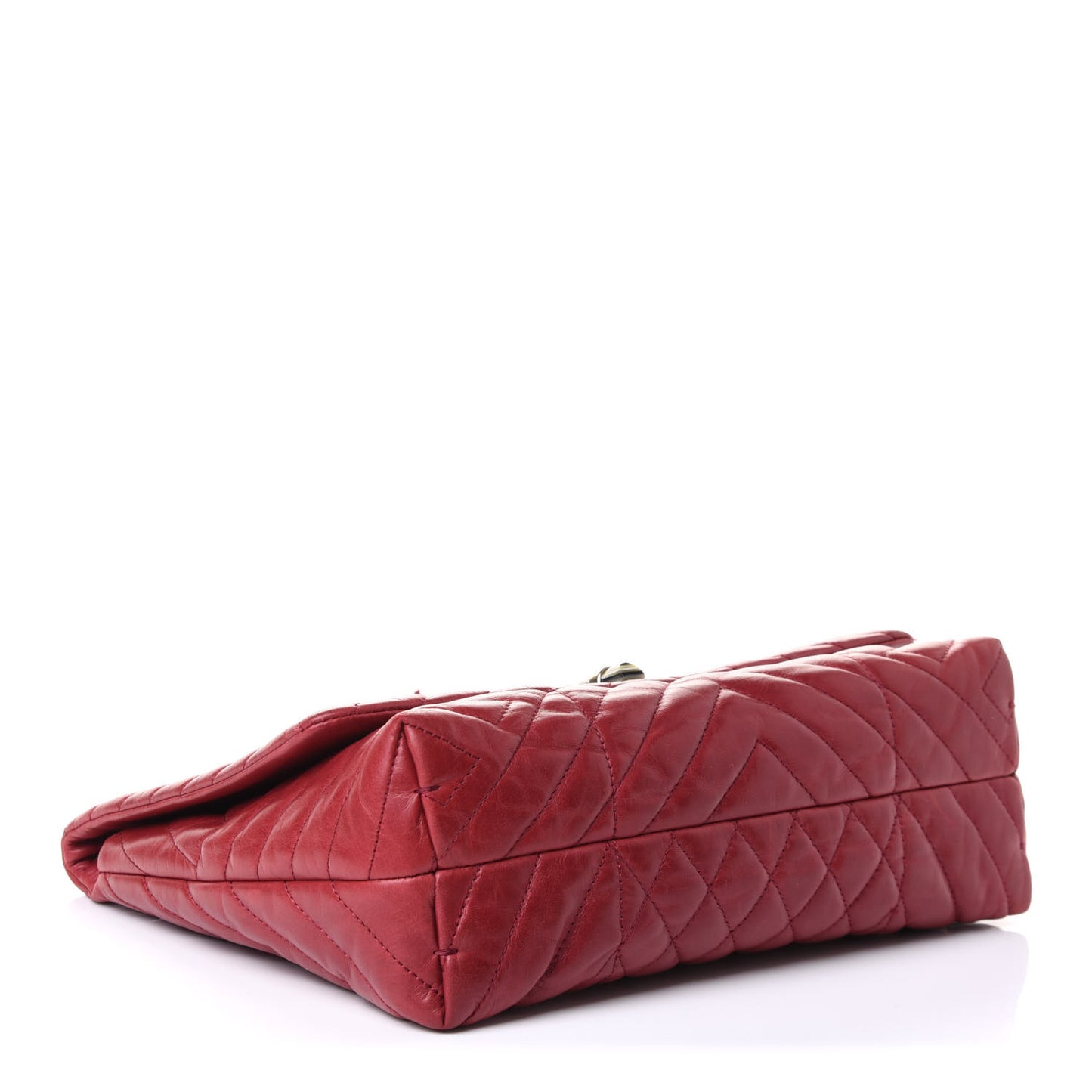 Lambskin Quilted Medium Happy Shoulder Bag Red