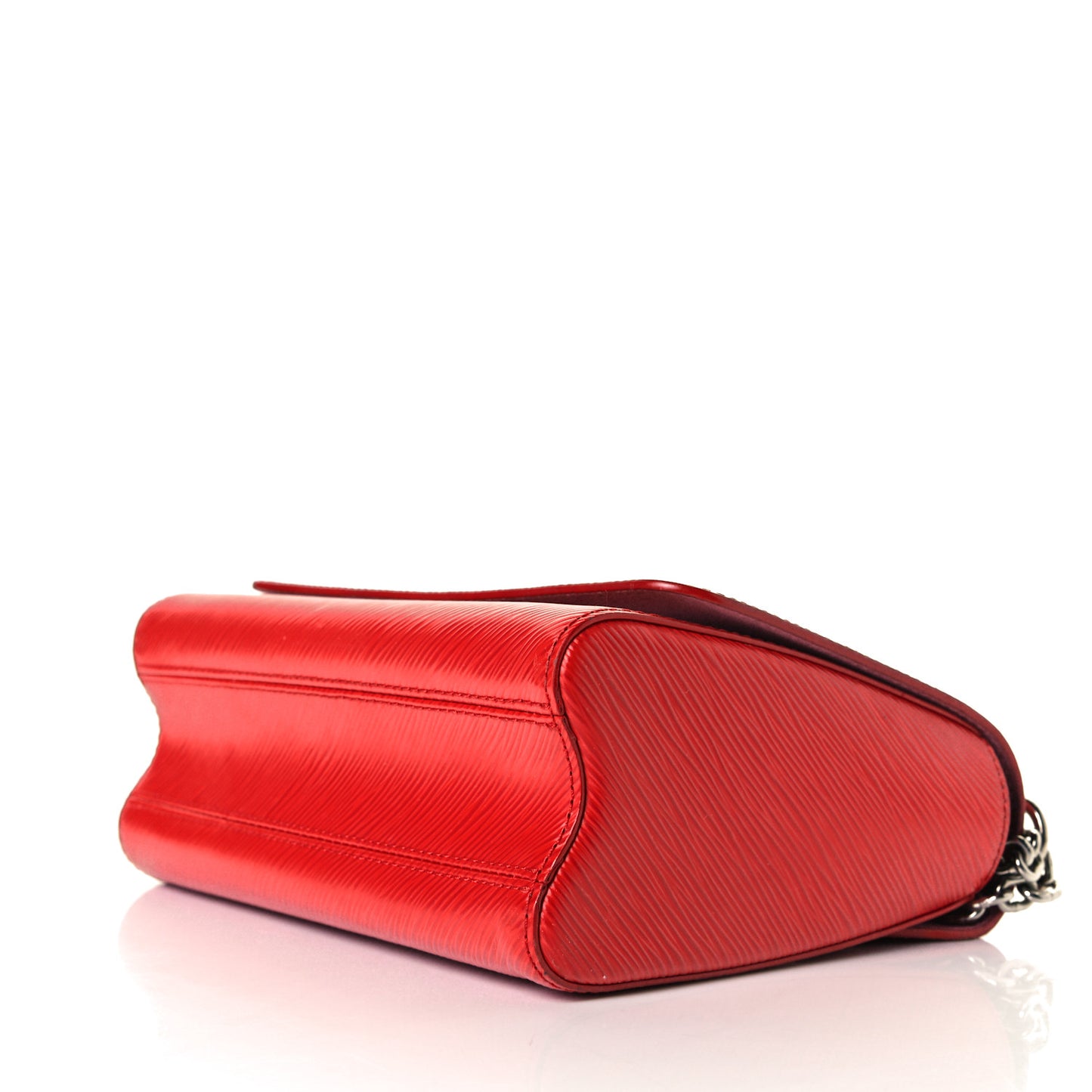 Epi Twist Shoulder Bag MM Coquelicot