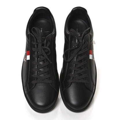 Louis Vuitton Calfskin Luxembourg Sneakers 8.5 Black 6 of 10